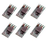 DC-DC Step Down Buck Converter 4.5-24V bis 0.8-17V 5V 3A LAOMAO Mini Einstellbar Spannungwandler 3.3V 5V 9V 12V Netzteil Power Module (6Pack)