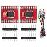 Youmile 2 Stück TB6612FNG Doppelmotor Treibermodul DC Schrittmotor Antriebssteuerkarte für Arduino Mikrocontroller mit Sprungdraht