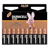 Duracell Plus AA Mignon Batterien 20er Pack